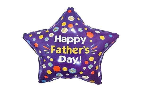 Happy Fathers Day Helium Balloon